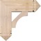 Ekena Millwork Westlake Arts and Crafts Smooth Bracket w/ Offset Brace, Douglas Fir, 7 1/2"W x 20"D x 20"H BKT0806X20X20WTL03SDF - alternate 4